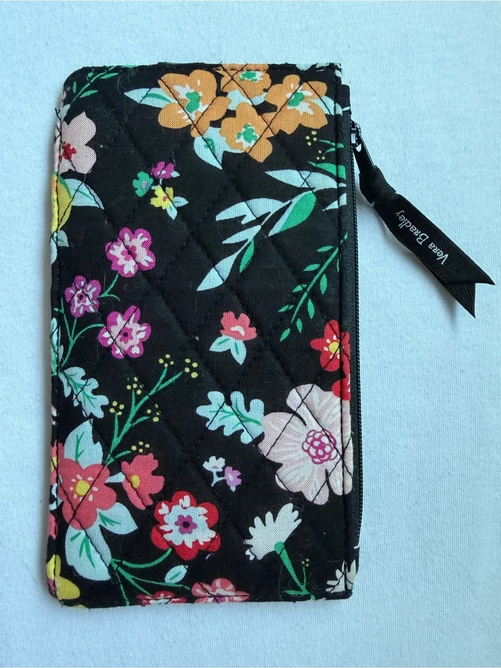 Vera Bradley Black Floral Wallet